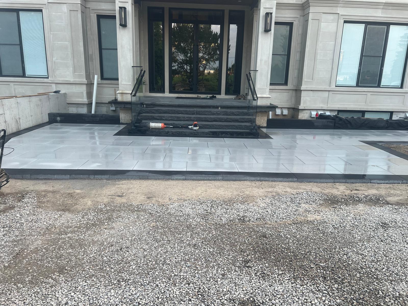 Lyra slab for outdoor BBQ area